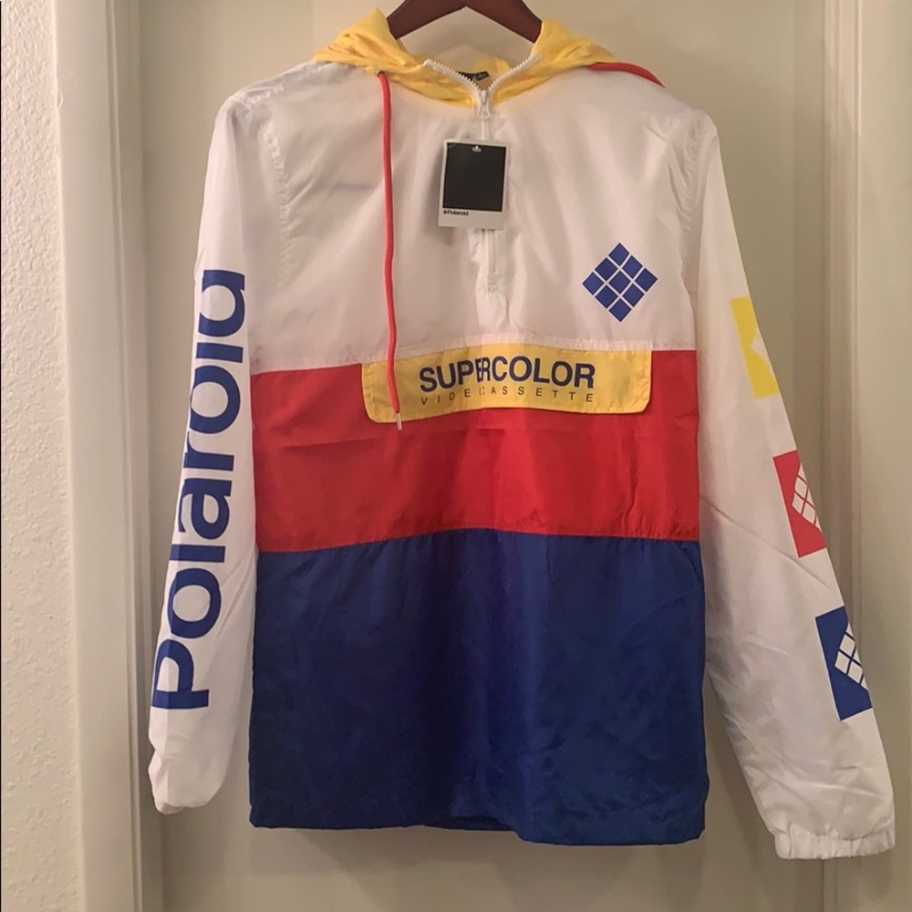 Polaroid Supercolor Windbreaker Hoodie